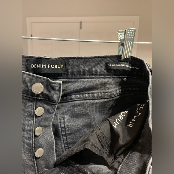 COPY - DENIM FORUM ARLO HIGH RISE STRAIGHT JEAN 28” - Picture 10 of 10